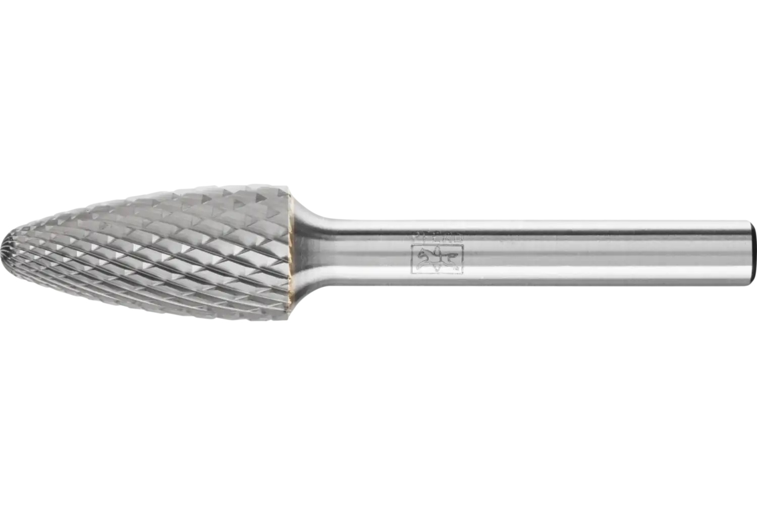 Picture of Pferd Carbide Bur SF-5 Tree Shape Diamond Cut 1/2" x 1" x 1/4" Shank